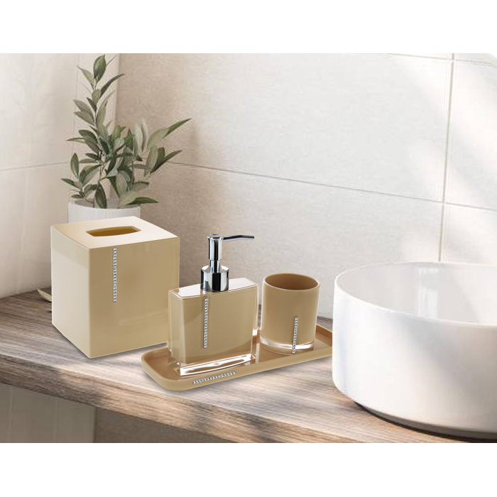Everly Quinn Mcclary 4 Piece Bathroom Accessory Set & Reviews Wayfair